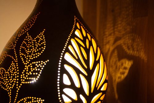 Lampe feuilles