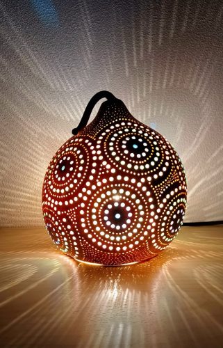 Lampe perles
